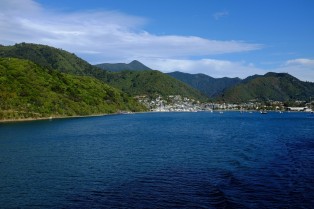 Leaving Picton, South Island